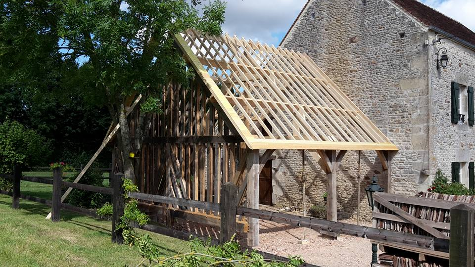 Construction d'un abris