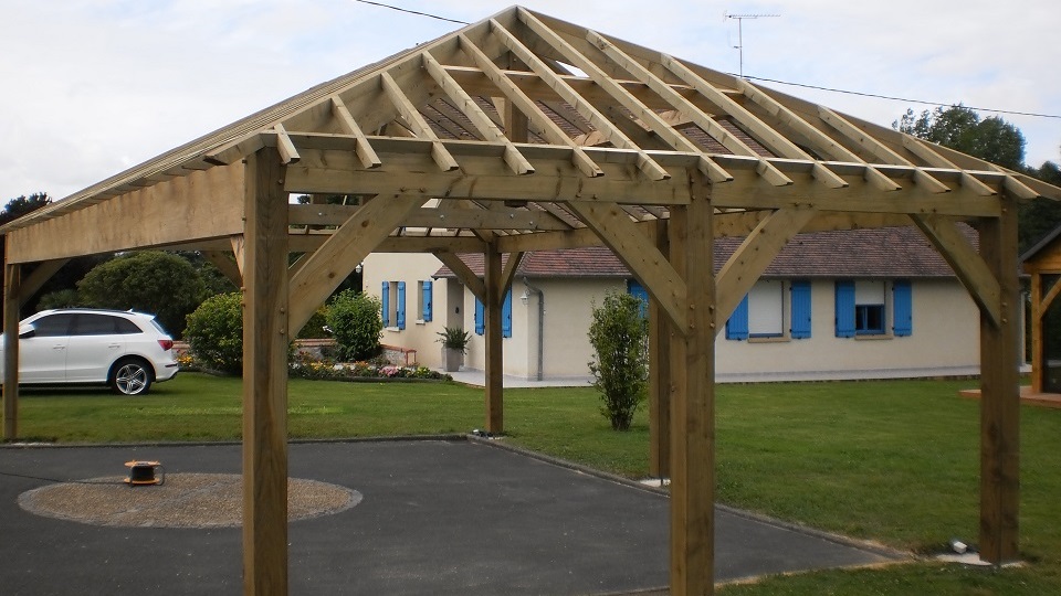 Construction d'un appentis